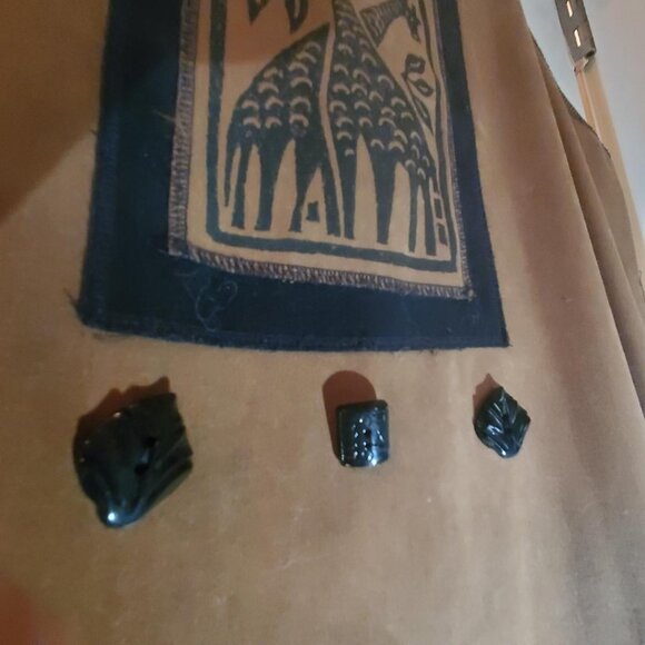 Giraffe faux suede Jumper - Picture 2 of 5